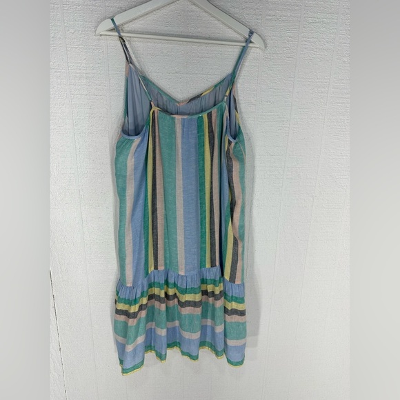 Rails Ari dress multi colored stripe linen blend size XL - Picture 5 of 10